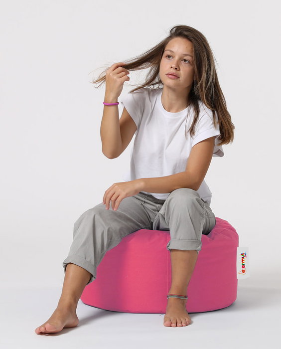 Atelier Del Sofa Puf de Jardín Redondo - Rosa